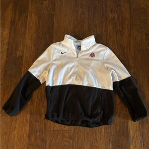 Nike Ohio State Buckeyes Black and White Pullover